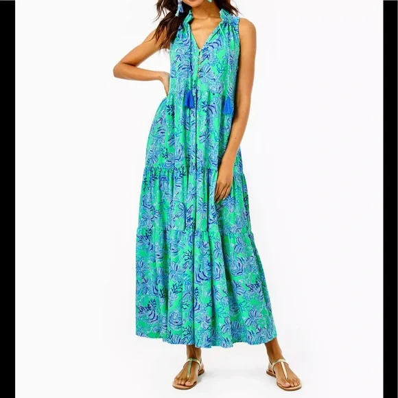 Lilly Pulitzer | Dresses | Lilly Pulitzer Malone Maxi Dress | Poshmark